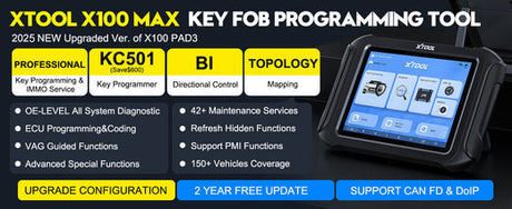 Why the XTOOL X100MAX is the Best Key Programming Tool from XTOOL