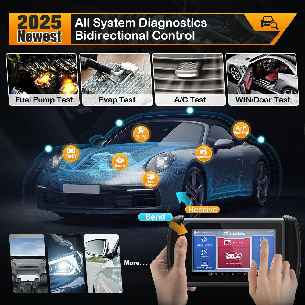 2025 newest inplus ik618 All System Diagnostics Bidirectional Control