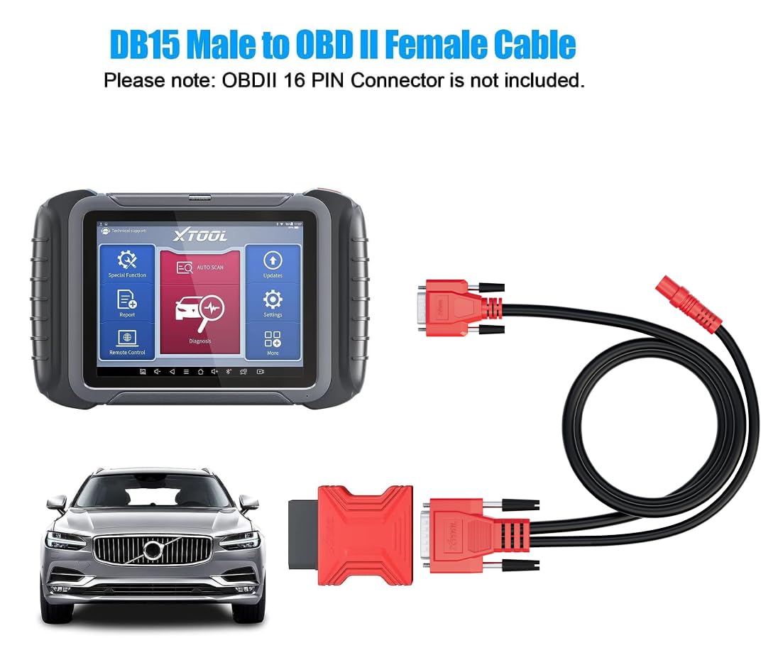 XTOOL DB15 OBDII Replacement Cable