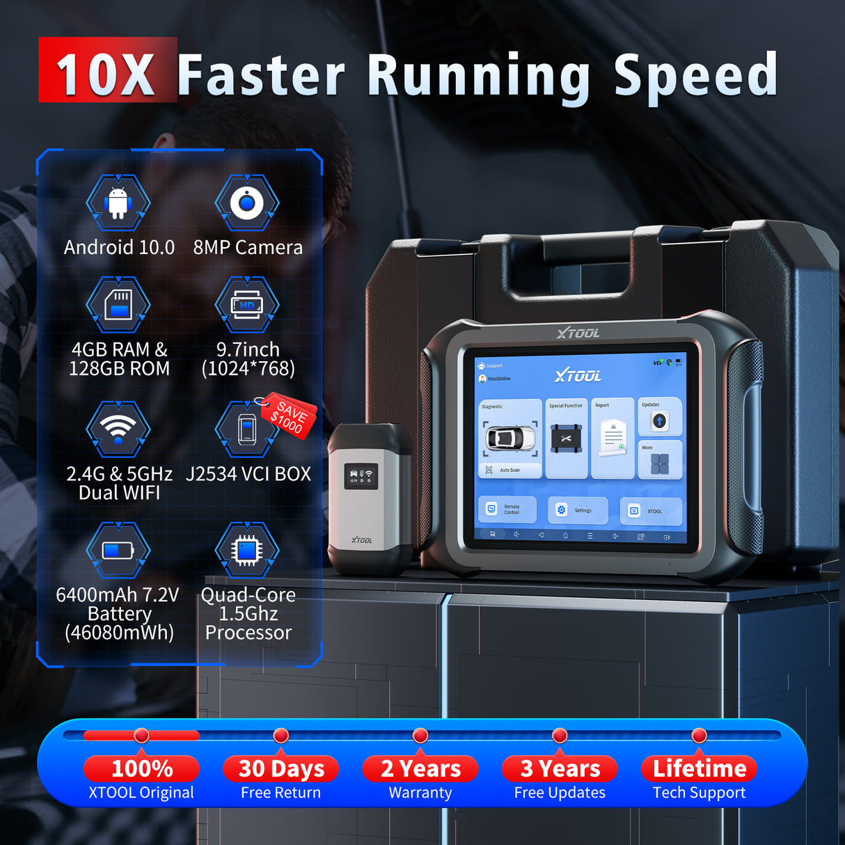 D9MAX 10X Faster Running Speed