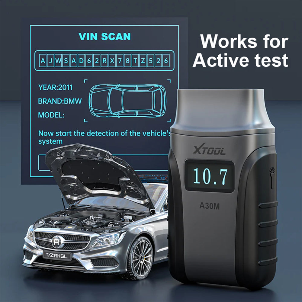 XTOOL A30M works for active test