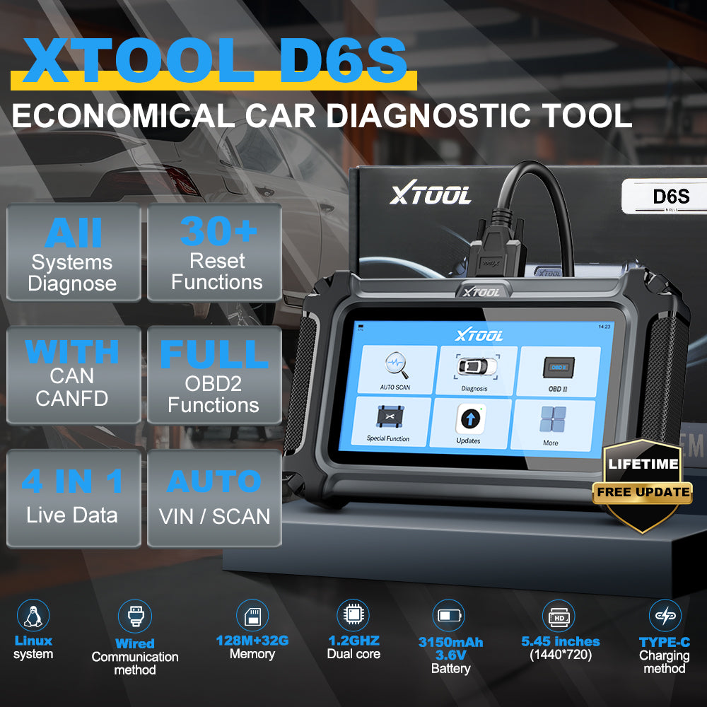 XTOOL D6S ECONOMICAL CAR DIAGNOSTIC TOOL