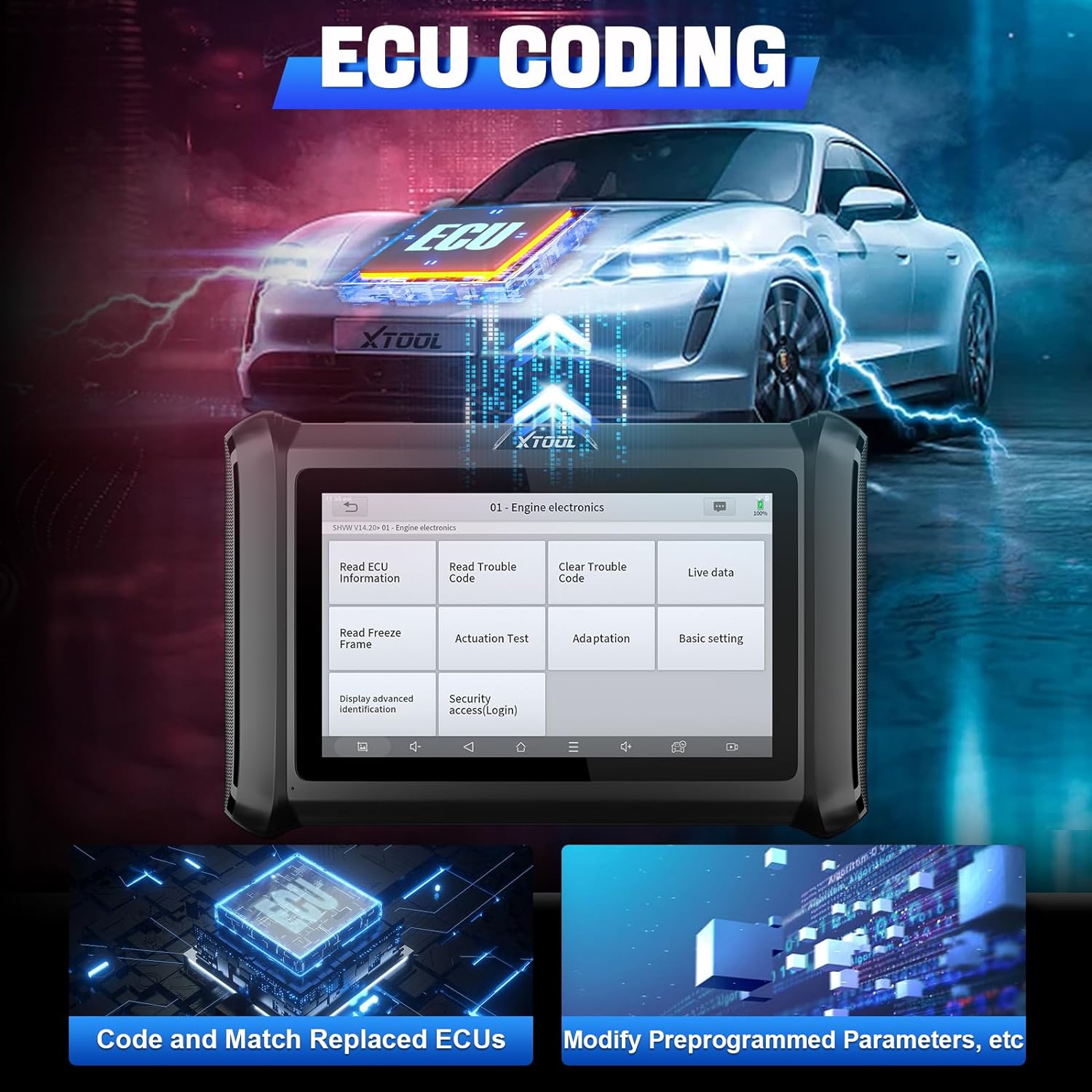 XTOOL D7W ECU coding