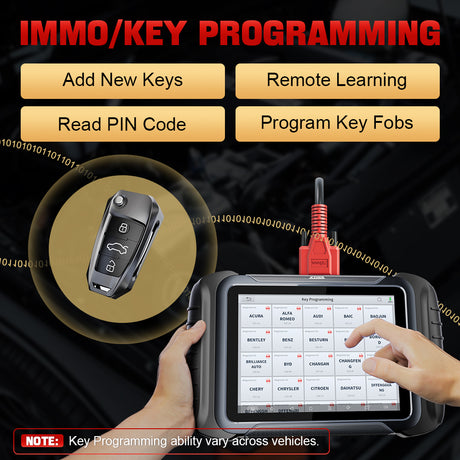 XTOOL D8S IMMO KEY PROGRAMMING