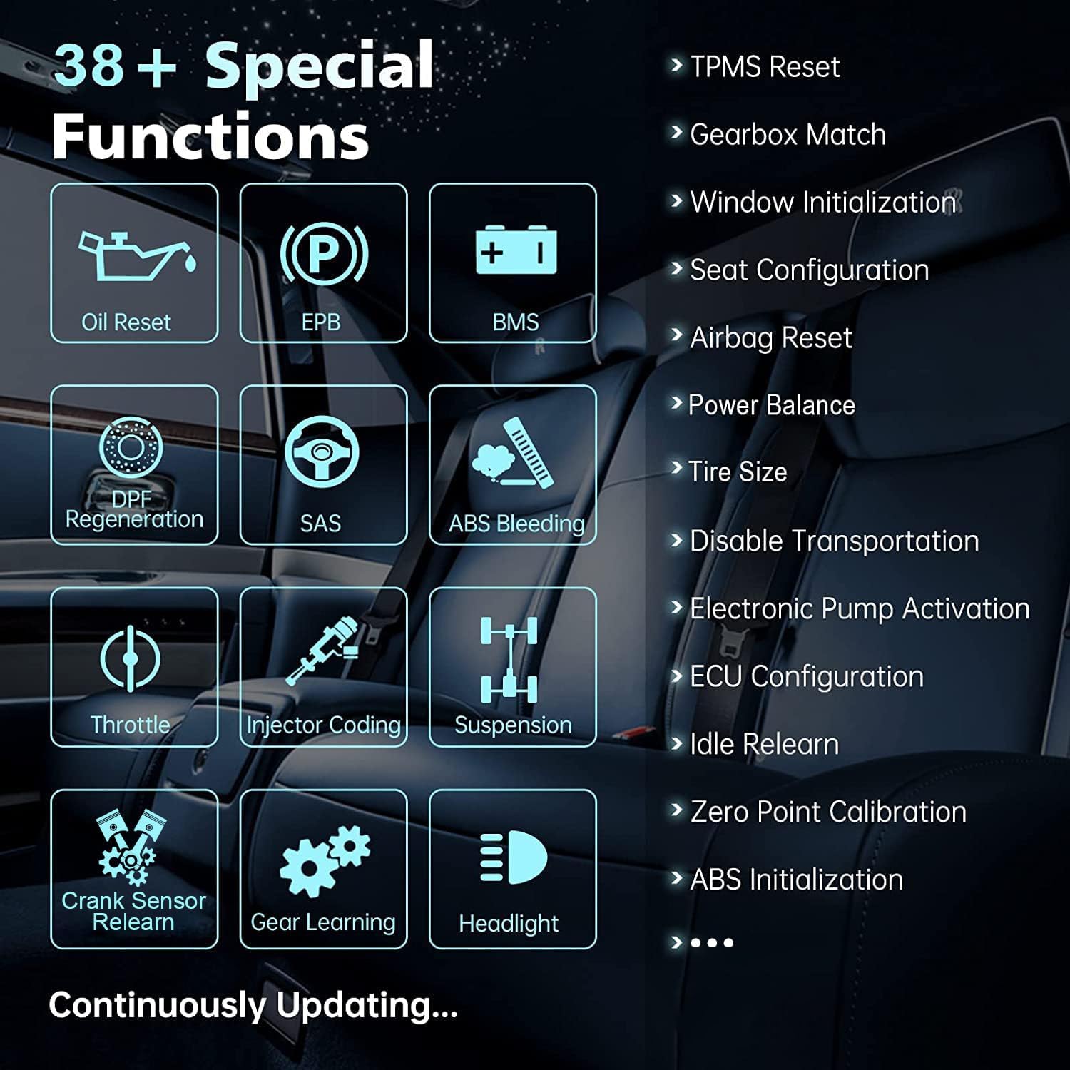 XTOOL D8 38+Special Functions