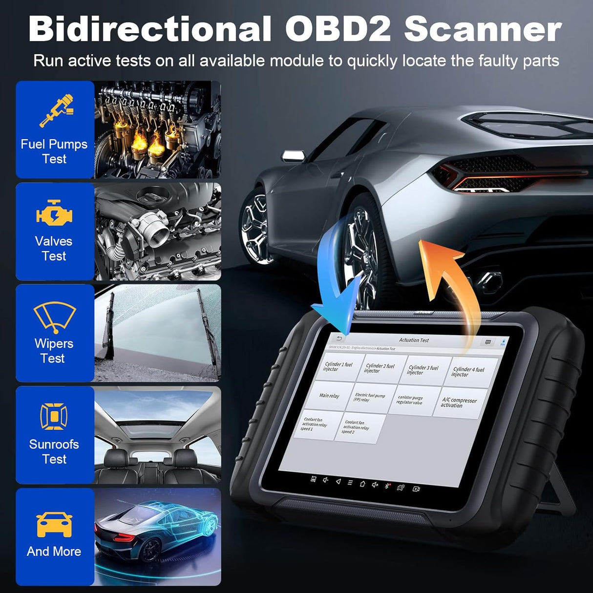 XTOOL D8 Bidirectional OBD2 Scanner