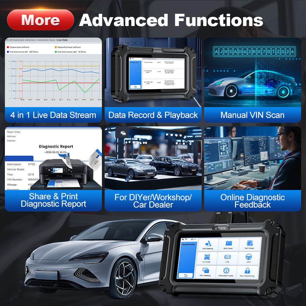 XTOOL IP500-DJC For Chrysler/Jeep/Dodge Advanced Functions