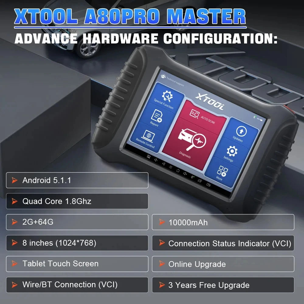 Xtool A80 PRO Master advance hardware configuration