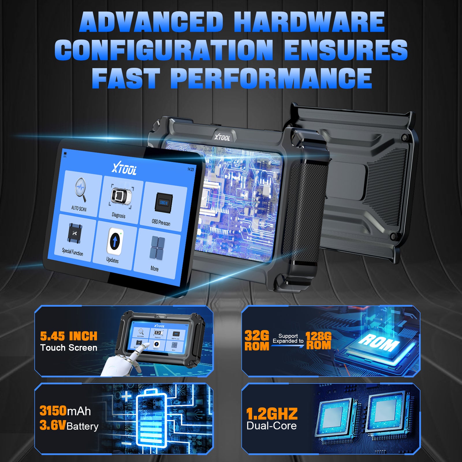 Xtool D5 advanced hardware configuration ensures fast performance