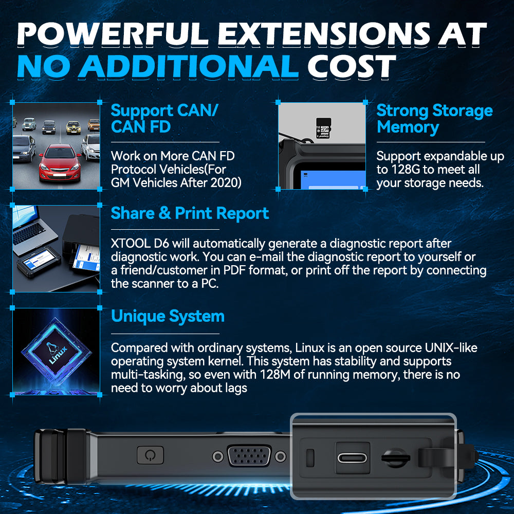 Xtool D6 POWERFUL EXTENSIONS AT NO ADDITIONAL COST