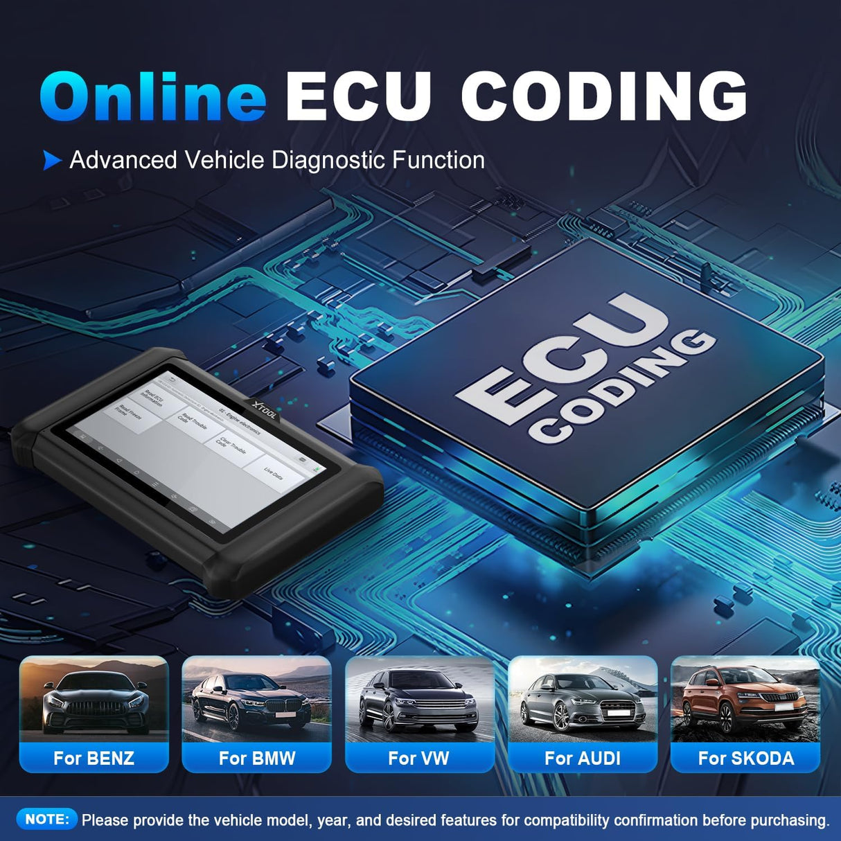 Xtool D7 Online ECU CODING