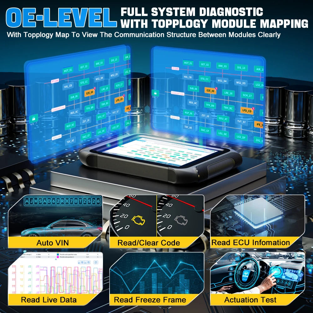 Xtool D9S ADVANCED ECU CODING and ECU CONFIGURATION