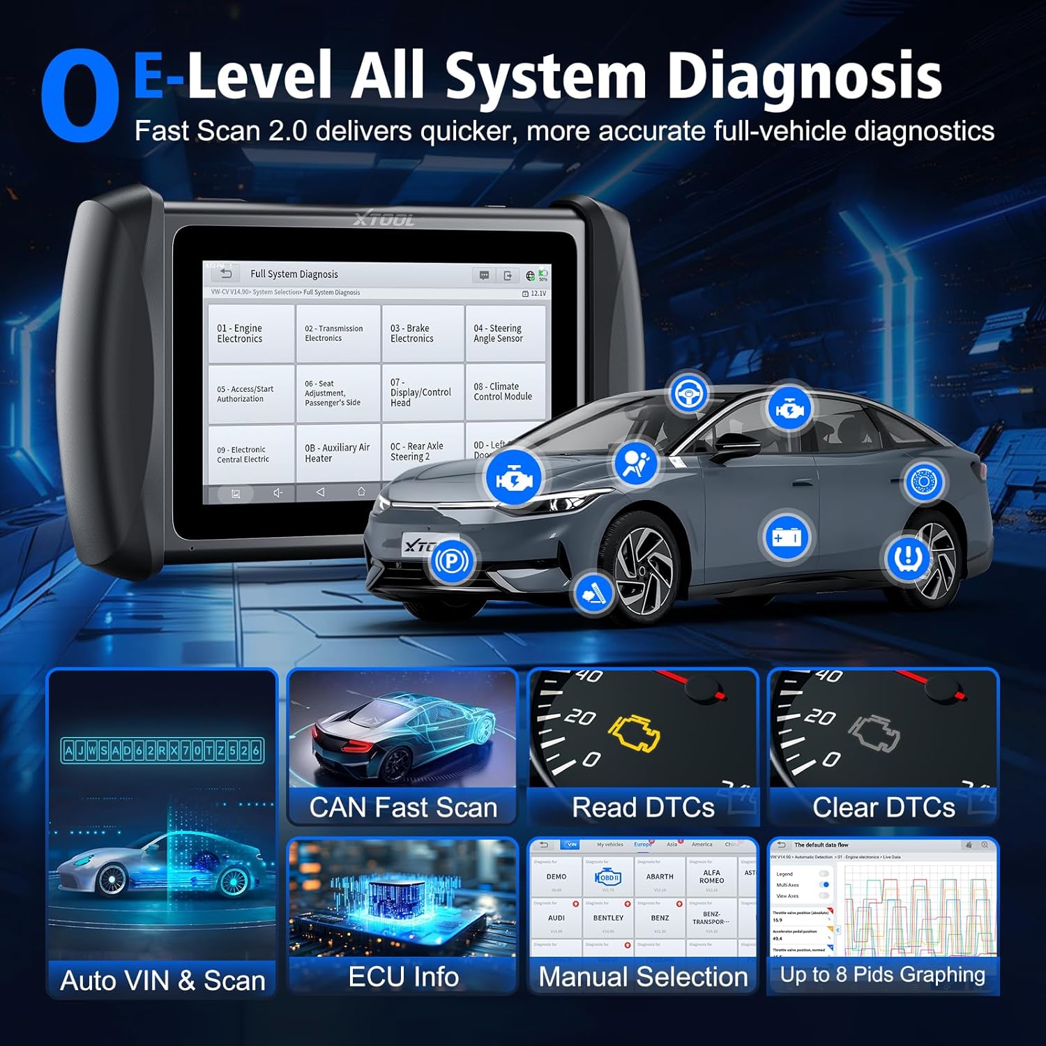 Xtool IP616 all system diagnosis