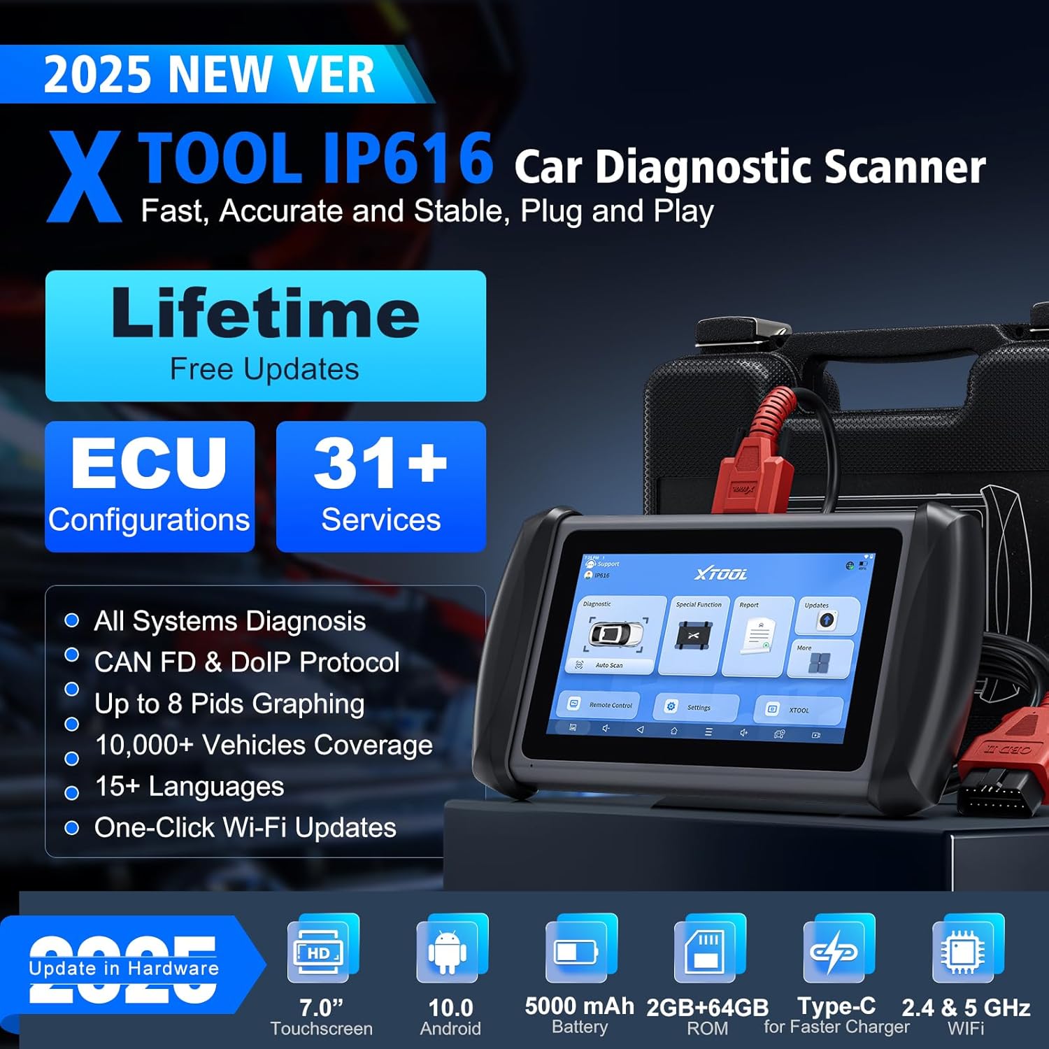 Xtool IP616 car diagnostic scanner