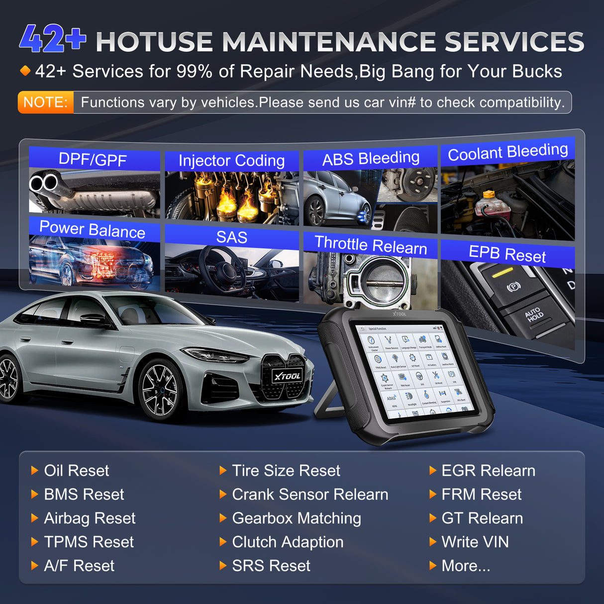 Xtool X100MAX 2 42 HOTUSE MAINTENANCE SERVICES