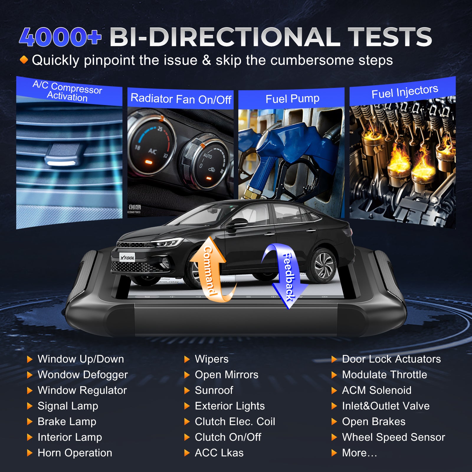 Xtool X100 MAX 2 4000 BI-DIRECTIONAL TESTS