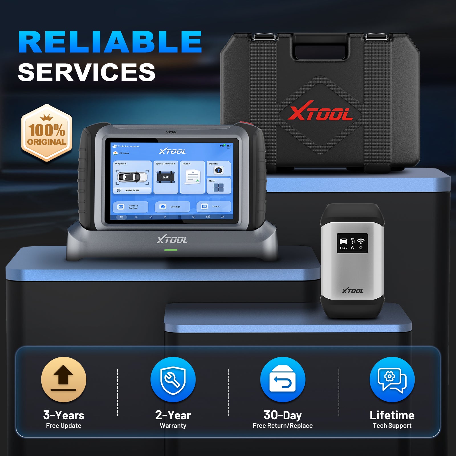 XTOOL IP919 MAX with J2534