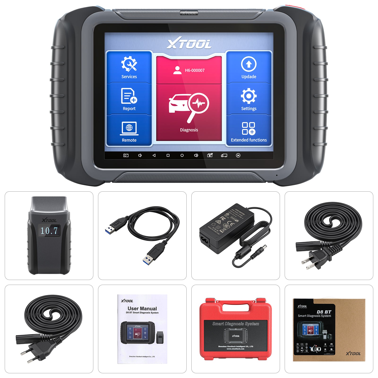 XTOOL D8BT Car Diagnostic Scan Tool-7