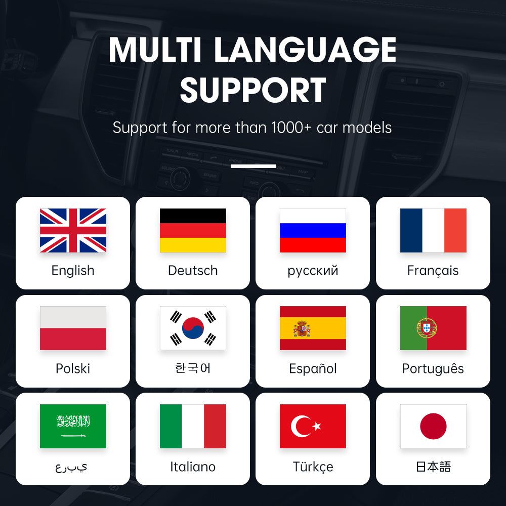 XTOOL D8 MULTI LANGUAGE SUPPORT